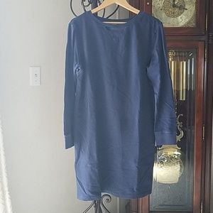 EUC Old Navy Womens Large Navy Sweatshirt Dress